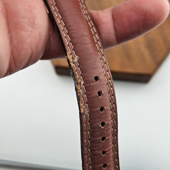 Sammy Sosa Home Run Hero Men's Watch Chicago Cubs Silver Tone Brown Leather Band - Picture 7 of 8